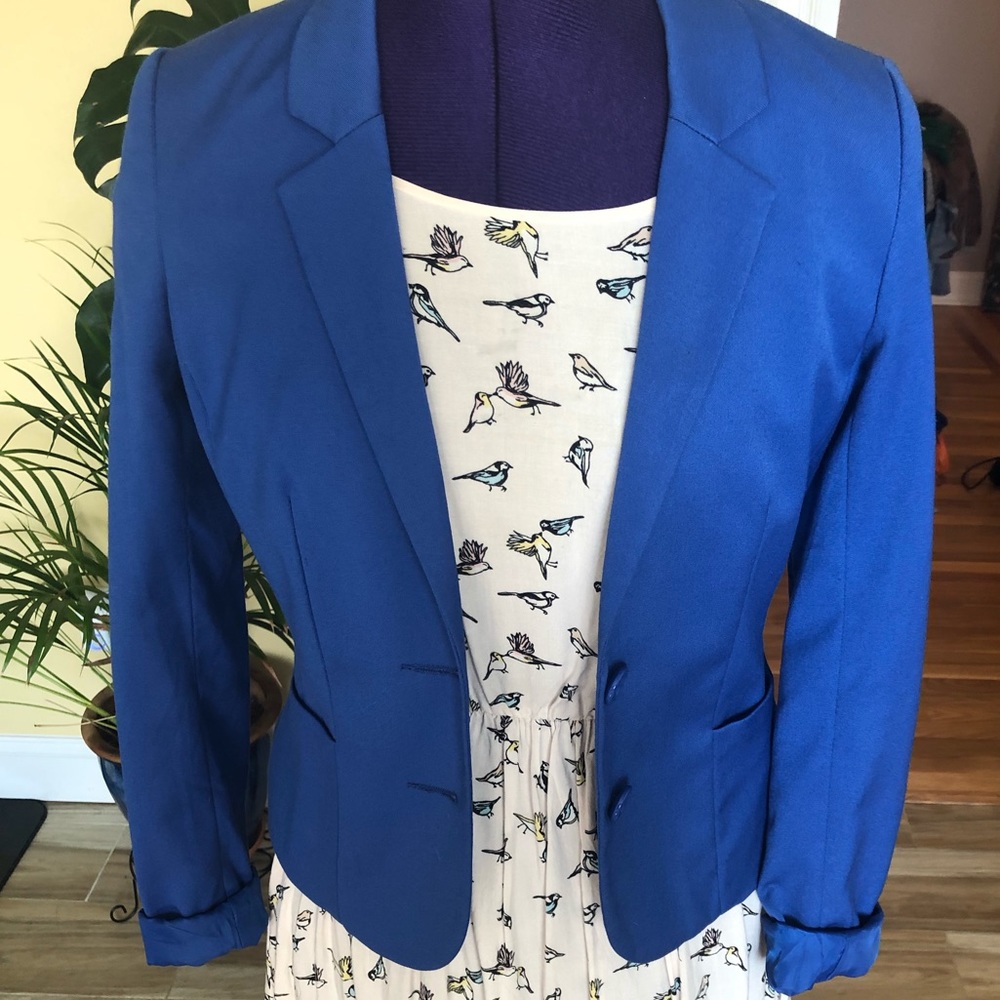H&M Divided Blue Blazer size 4